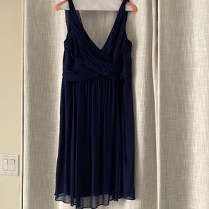 Cute navy blue cocktail dress